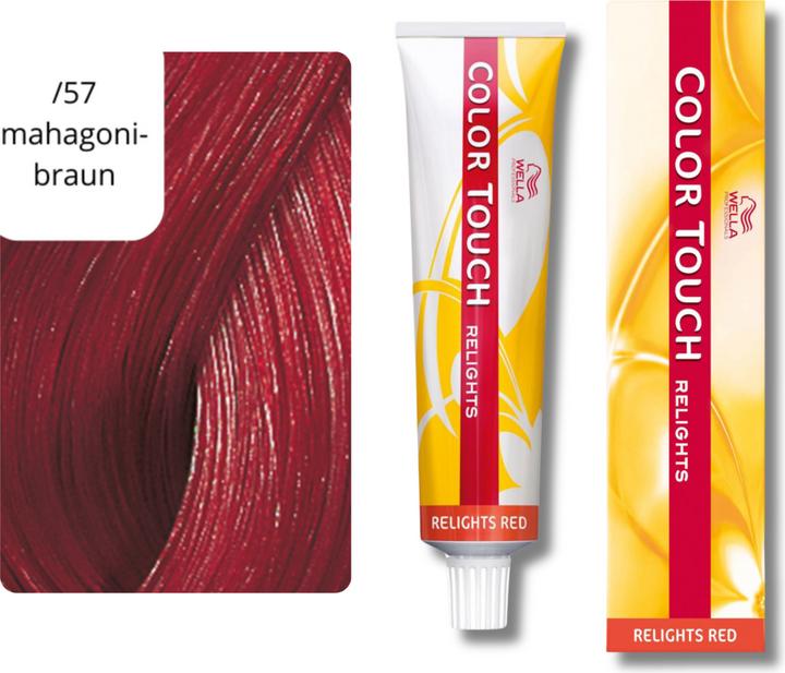 Actual product image Wella Color Touch Relights (57 mahogany-brown)