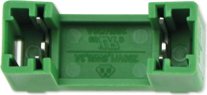 Produktbild ESKA Sicherungshalter, 509200, für Feinsicherung 5 x 20 mm, 20A, 250V AC, Löten (Feinsicherung, 20 A)