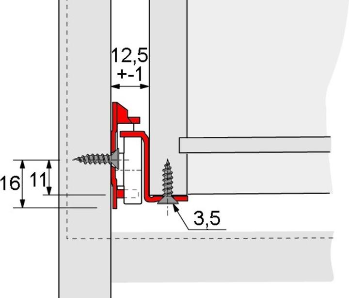 Produktbild Hettich Rollenführung