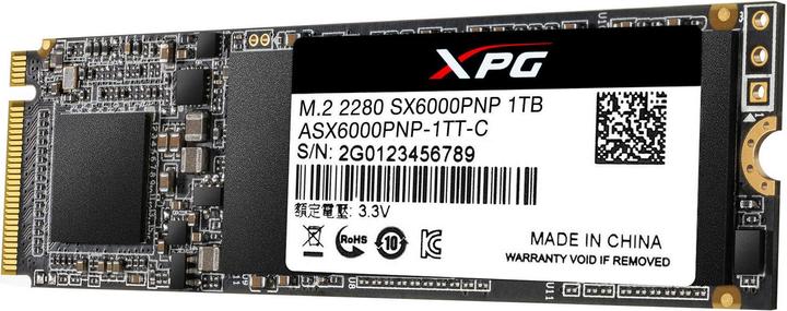 Produktbild Adata XPG SX6000 Pro (1000 GB, M.2 2280)
