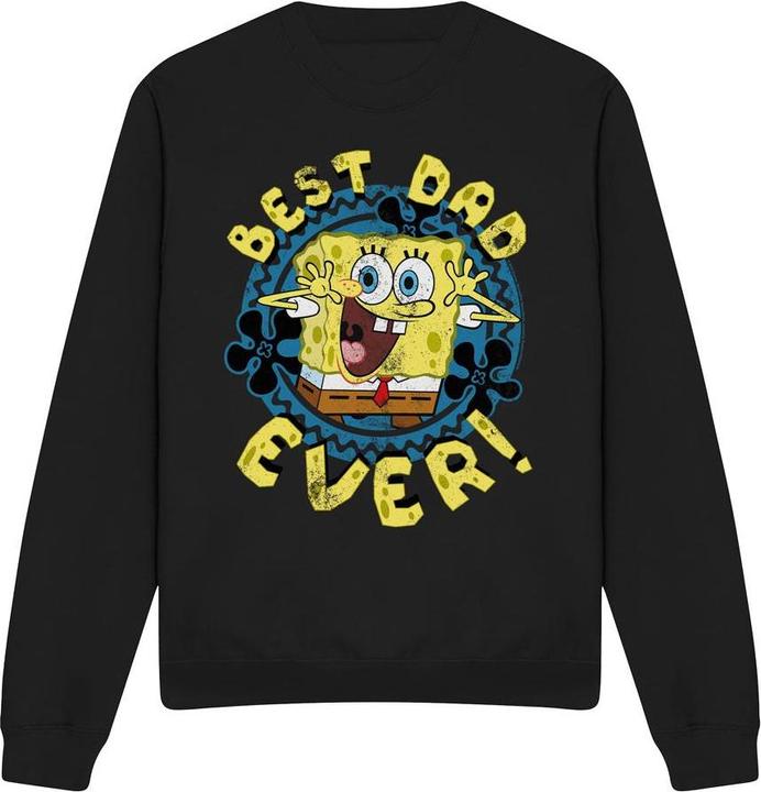 Spongebob Squarepants Best Dad Ever Sweatshirt Vatertag