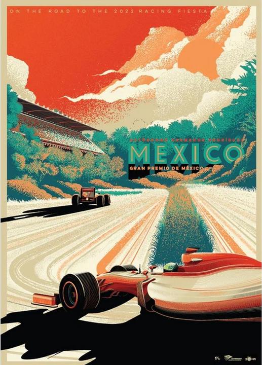 Immagine prodotto Zoom Poster Messico Formula 1 (80 x 60 cm)