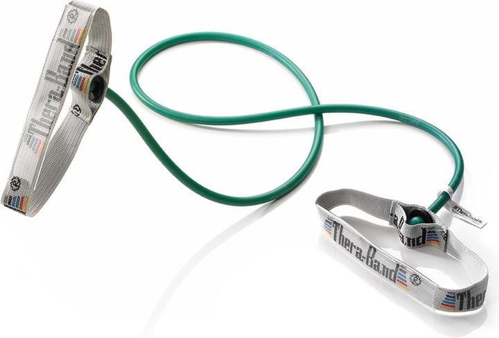 Immagine prodotto TheraBand Tubi Body Trainer con impugnature in schiuma (1.40 m, Strong)