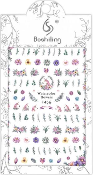 Nagellack24 Nail Art Sticker Selbstklebend - Unicorn (Nagelverzierung)