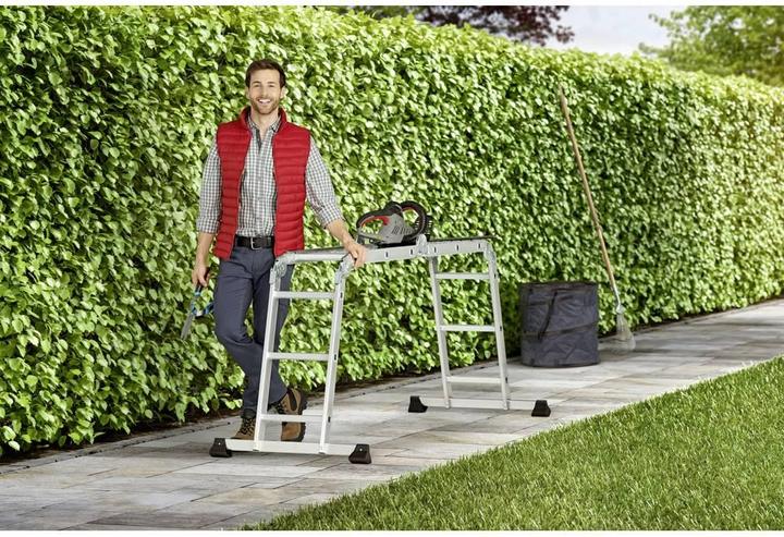 Produktbild Hailo M60, Aluminium-Universalleiter, 4x3 Sprossen (Mehrzweckleiter, 332 cm)