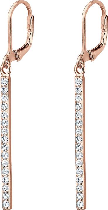 Immagine prodotto Elli Orecchini Geo Rod con cristalli scintillanti in argento 925 (Cristallo di vetro, Argento 925)