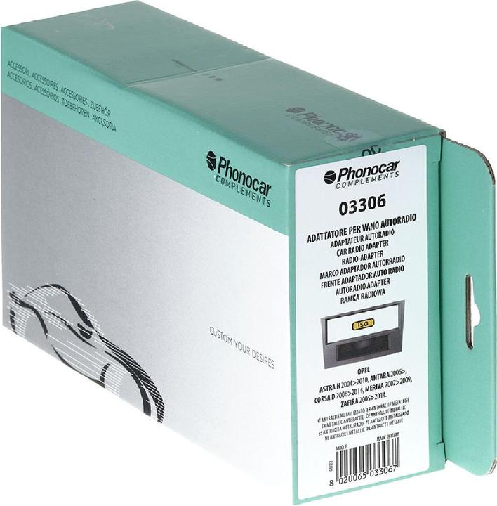 Produktbild Phonocar Radioblende anthrazit-metallic Opel