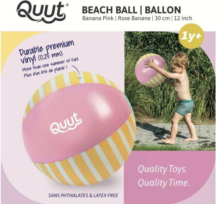 Actual product image Quut Beach Ball? Sweet Pink, recommended age from: 1