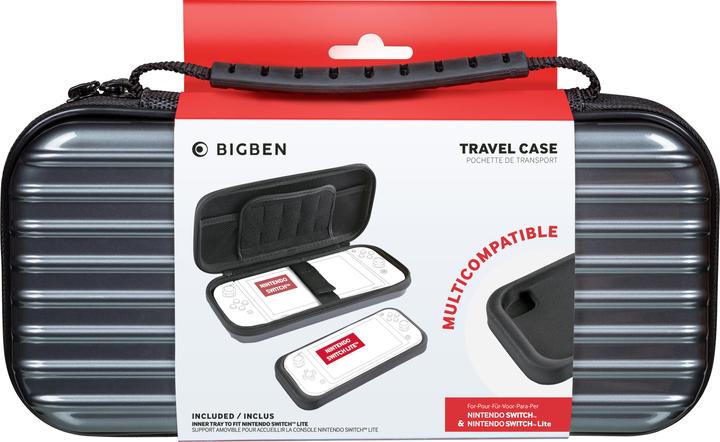 Actual product image Bigben Switch Travel Case Polycarbonate - grey (Switch)