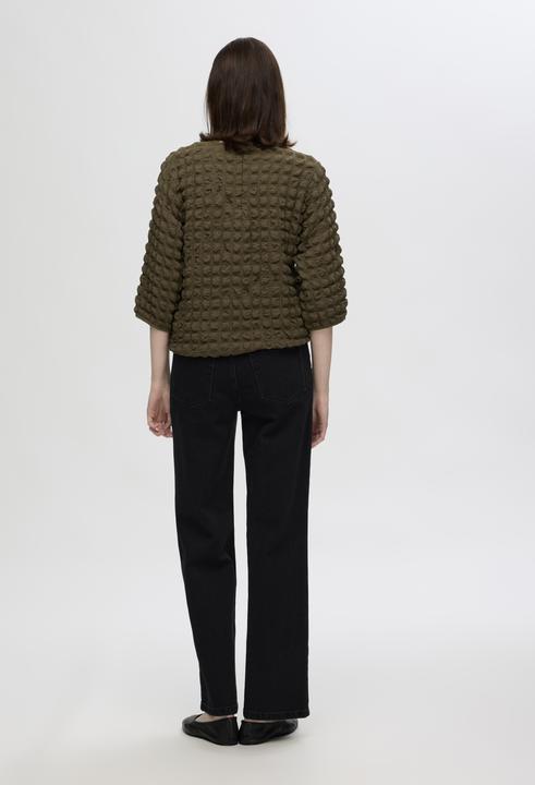 Image du produit Selected Femme Haut texturé avec manches 3/4 (S)