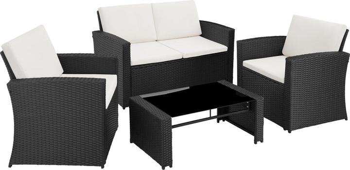 Actual product image tectake Rattan Lounge Lucca