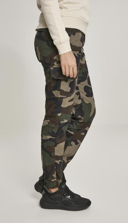 Actual product image Urban Classics Ladies High Waist Camo Cargo Pants (30)