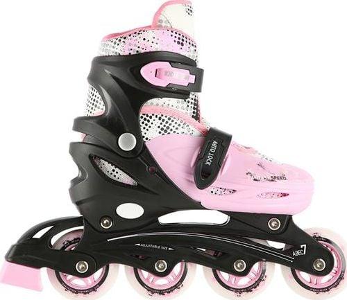 Actual product image Nils Rolki Extreme NH18331 z wymienną płozą regulowane różowe r. 31-34