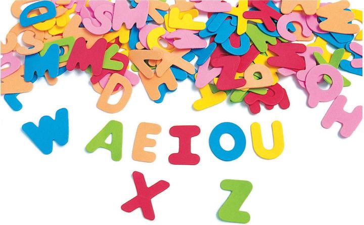 Colorations Coloranti - Lettere dell'alfabeto in schiuma, 150 pezzi.