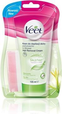 Actual product image Veet Silk&Fresh Cremation Is An Under Shower Hair Removal For Scores Dry 135Ml (135 ml)