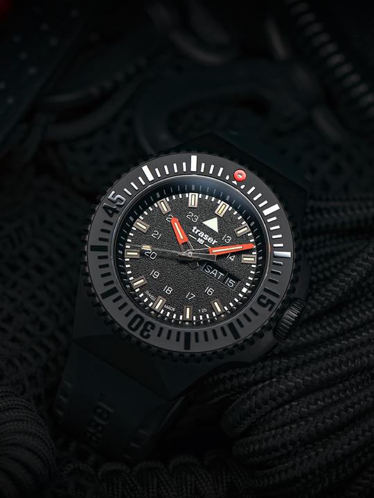 Produktbild Traser P69 Black Stealth (Taucheruhr, 46 mm)