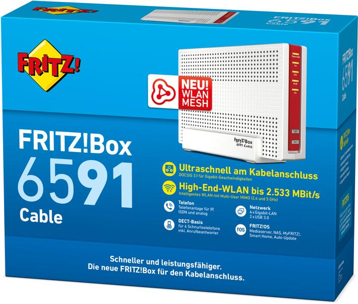 Image du produit AVM FRITZ!Box 6591 Câble