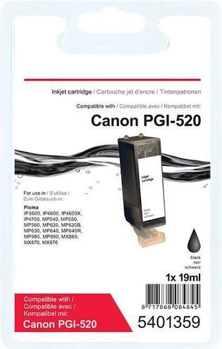 Office Depot Tintenpatrone Kompatibel Canon PGI-520BK Schwarz (BK)