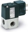 Image du produit SMC Pneumatics SMC PNEUMATIK Electrovanne 3/2, 1/4" lufttilslutning, 0,7 MPa, DIN stik, 24V DC