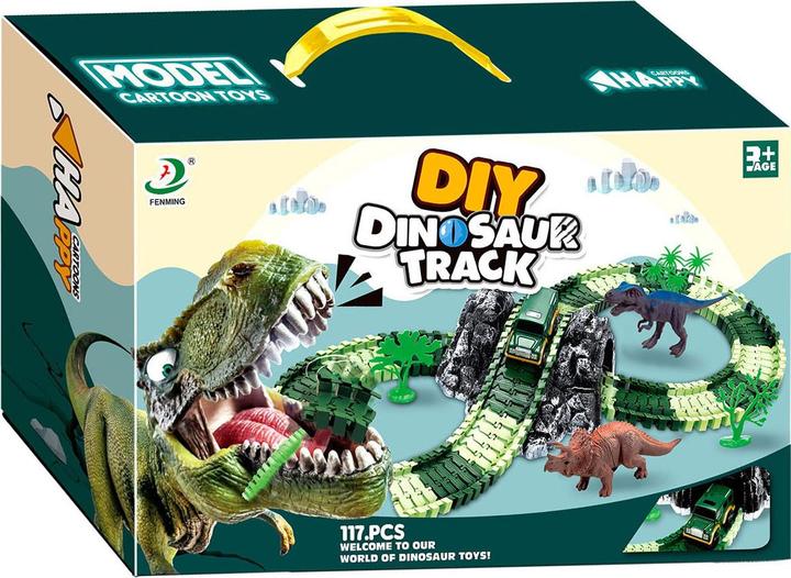 Productafbeelding Dino racebaan met zelfrijdende auto