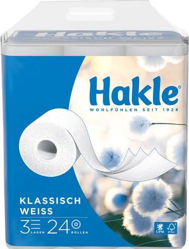Hakle Carta igienica Classic bianca (24 x)