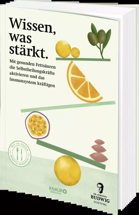 Actual product image Wissen, was stärkt (German, Joanna Budwig, 2022)