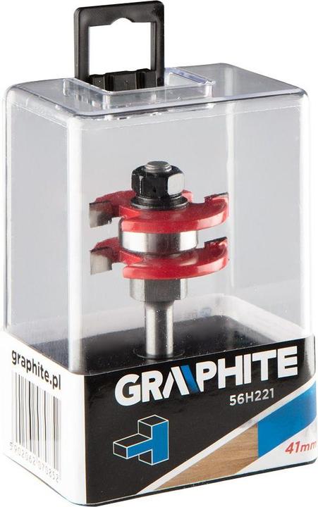 Immagine prodotto Graphite Fresa a spallamento, metallo duro, 41 x 6,35 mm, impugnatura 8 mm