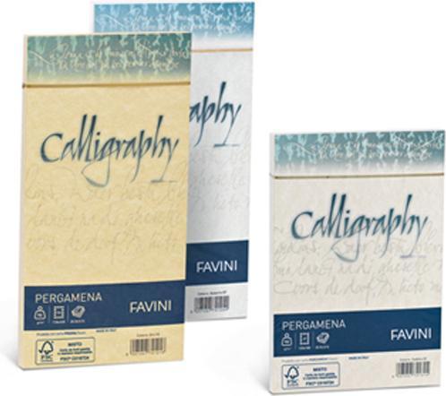 Immagine prodotto Favini Pergamena Calligraphy carta inkjet A4 (210x297 mm) 50 fogli Crema (90 g/m², 50 x)