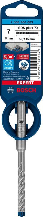 Productafbeelding Bosch Professional Zubehör Expert SDS plus-7X klopboormachine, 7 x 50 x 115 mm (7 mm)