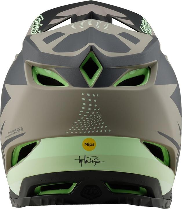Actual product image Troy Lee Designs D4 Composite MIPS Helmet, Optic, timber, M | 57-58cm