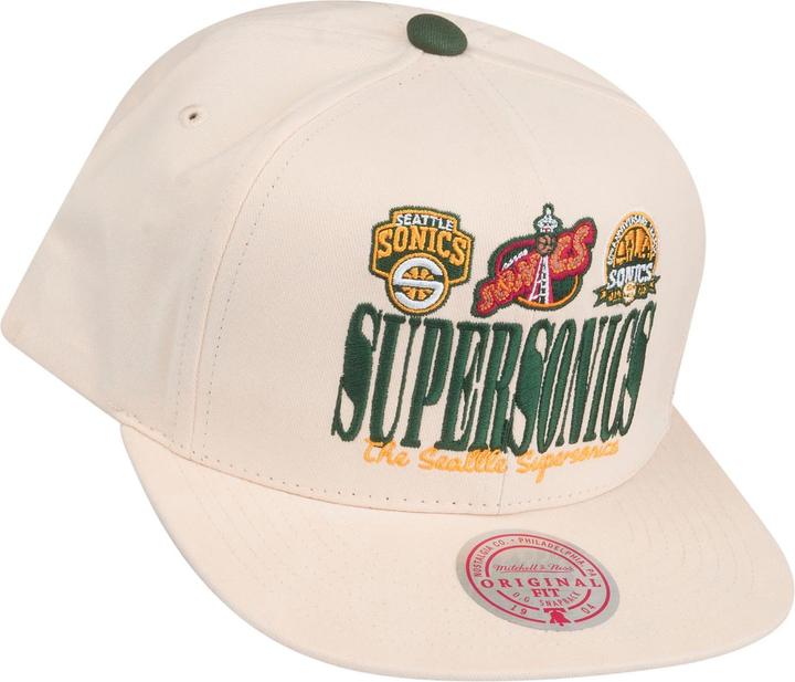 Immagine prodotto Mitchell & Ness Cappellino Snapback - RETRO Seattle SuperSonics (Taglia unica)