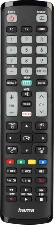 Produktbild Hama Universal-Fernbedienung für Samsung TVs, IR, lernfähig, leuchtende Tasten (Universal Fernbedienung, Infrarot)