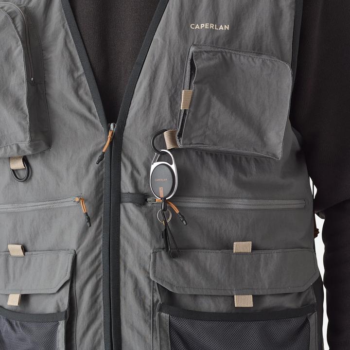 Immagine prodotto Caperlan Gilet da pesca FV 500 grigio (XL)