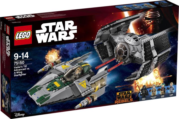 Image du produit LEGO Star Wars TIE Advanced de Vador contre A-Wing Starfigh (75150, LEGO Star Wars)