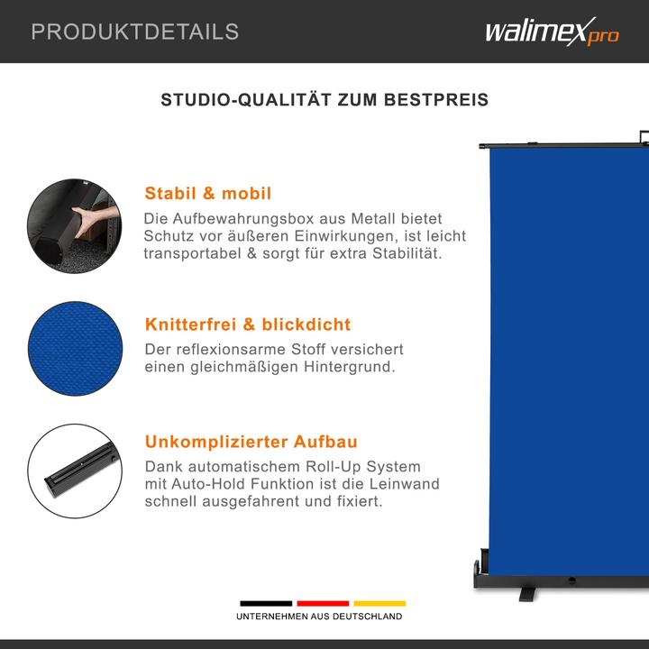 Image du produit Walimex pro Panneau déroulant (155 cm, 200 cm)
