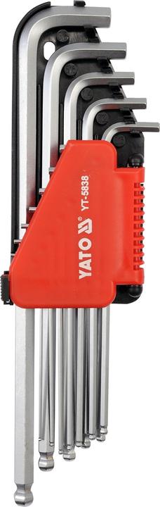 Produktbild Yato YT-5838 Sechskantschlüssel L-förmiger Innensechskantschlüssel-Satz Imperial (e)