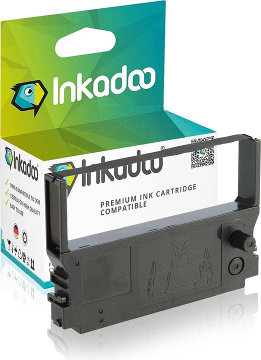 Actual product image Inkadoo Compatible with Wincor-Nixdorf 01770007393 / 10600003210 Ribbon, black, suitable for Bosch PDR 2...