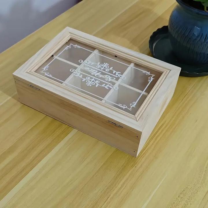 Produktbild Cbx Teebox aus Holz, Teeaufbewahrung, Holzbox