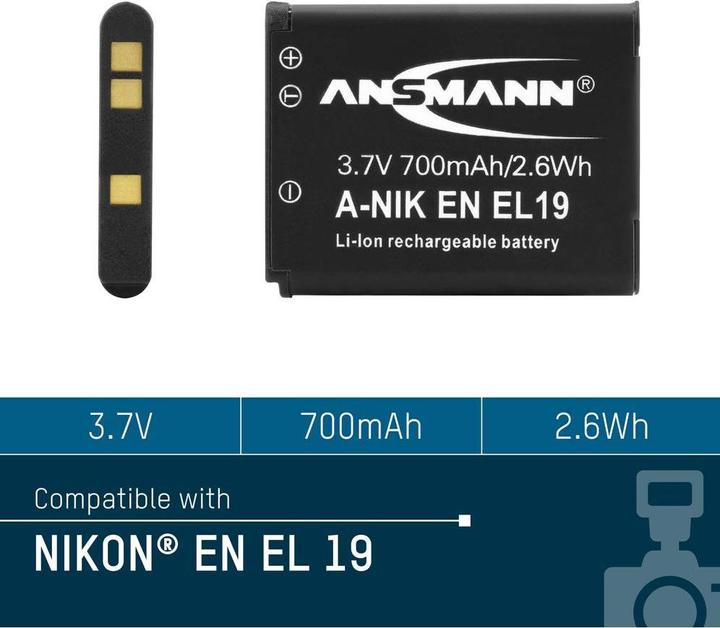 Produktbild Ansmann A-Nik EN-EL19 (Akku)