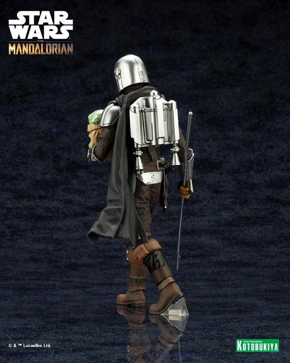 Produktbild Kotobukiya Star Wars The Mandalorian statuette PVC ARTFX 1/10 Mandalorian & Grogu with Beskar Staff 18 cm