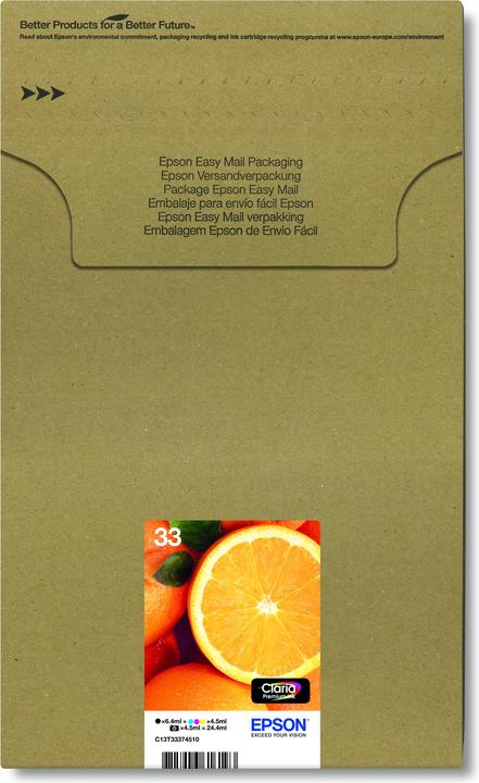 Produktbild Epson 33 Claria Premium Multipack (M, PBK, BK, Y, C)