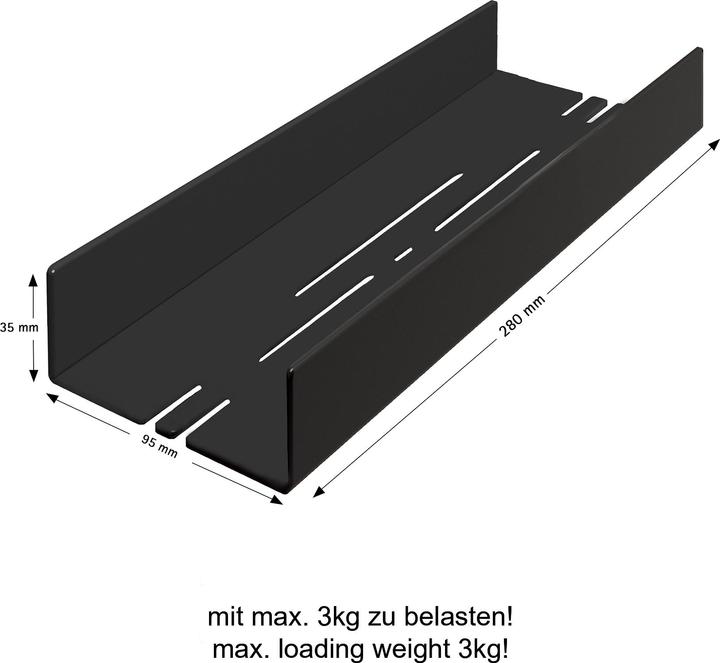 Actual product image Schulte Shower tray (9.5 x 28 x 3.5 cm)