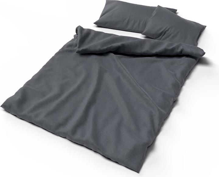 Actual product image Lotus Bettwaren Flannel uni (Duvet cover, 160 x 210 cm)