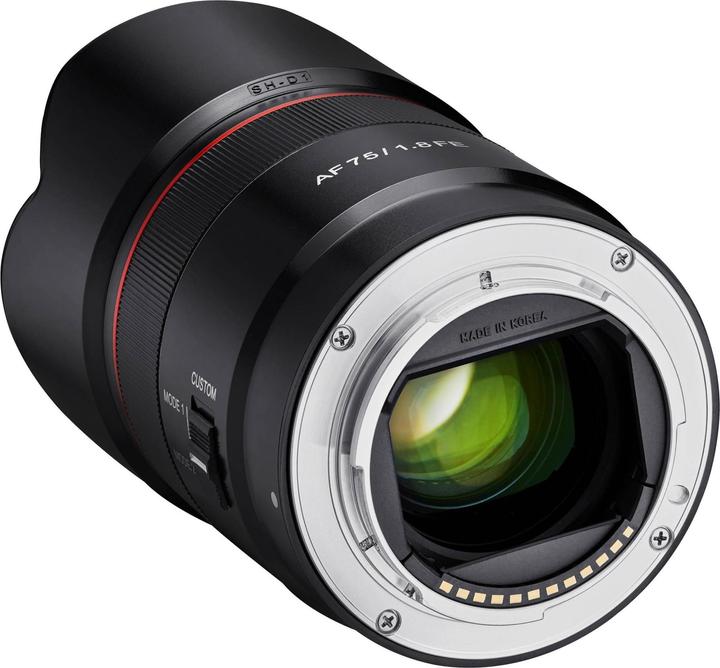 Actual product image Samyang AF 75mm f/1.8 FE, Sony E (Sony E, full size)