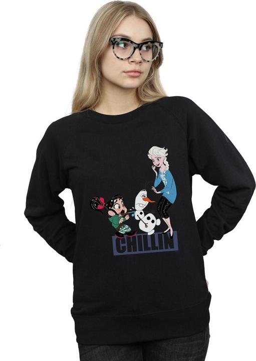 Immagine prodotto Disney Wreck It Ralph Elsa And Vanellope Felpa Donna (XL)