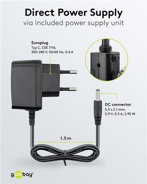 Produktbild Goobay Löthilfe mit LED-Leuchte (Stütze/Hand)