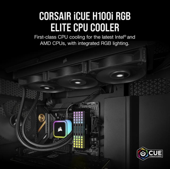 Image du produit Corsair WAK Cooling Hydro H100i iCUE ELITE RGB