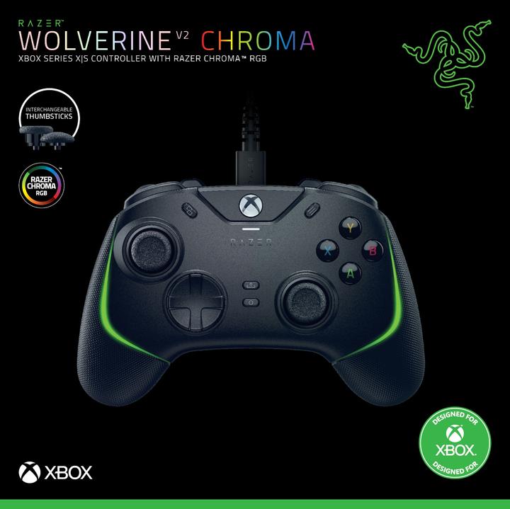 Actual product image Razer Wolverine V2 Chroma (Xbox One S, Xbox Series S, PC, Xbox One X, Xbox Series X)
