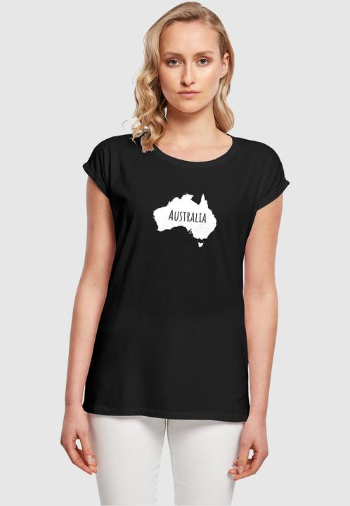 Produktbild Merchcode Ladies Australia X Extended Shoulder Tee - 116405 (S)