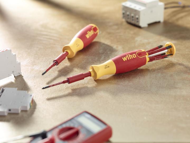 Productafbeelding Wiha Schroevendraaier met Bit Mag. Liftup| 38612 (Schroeven met sleufkop)